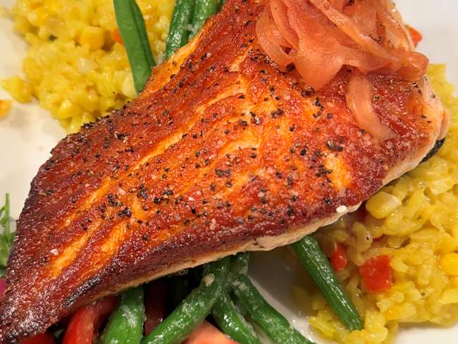  SALMON RISOTTO