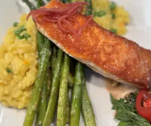 Crowd favorite alert: Salmon Risotto